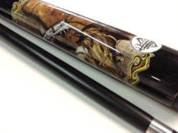 Illusion Graphite Australian Bush Ranger Pool Snooker Billiard Cue Horses Guns Outlaw Metal Helmet (Cue SET 4 x CUES)