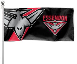 NRL Essendon Bombers Pole Flag LARGE 1800x900mm Licensed (Pole not included)