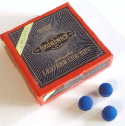 Brunswick Blue Diamond Cue Tips Glue on type (3 x 10mm)