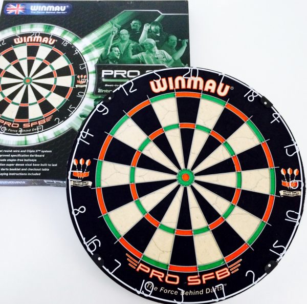 NEW PRO SFB Winmau Dart board precision-manufactured staple-free bullseye