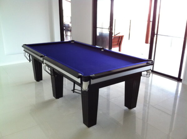 NPC Pool Table 8ft Classic Black With Stainless Trim