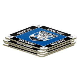 NRL Canterbury Bulldogs Quality Coasters Set of 4