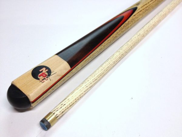 FULL ASH With Red Wood Flame Pool Snooker Billiard Cue