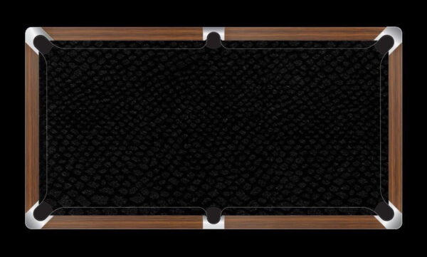 BLACK SNAKE Custom Made Printed Pool Snooker Billiard Table Felt Cloth