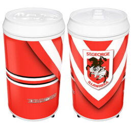 St George Illawarra Dragons NRL Cooler Can 40 Litre Bar Fridge