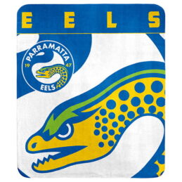 Parramatta Eels NRL Polar Fleece Rug Blanket