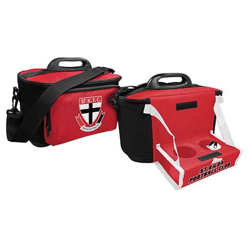 St Kilda Saints AFL Lunch Cooler Bag With Drink Tray Table