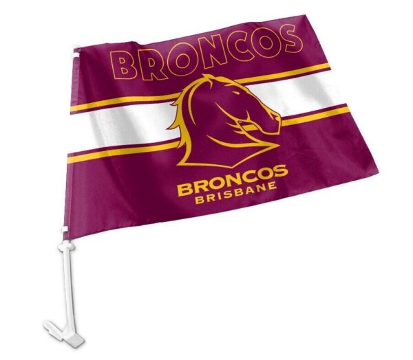Broncos Car Flag