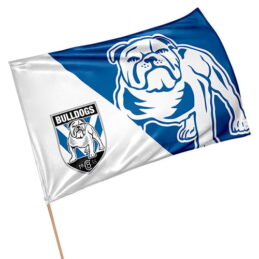 Canterbury Bulldogs NRL GAME DAY Pole Flag Banner