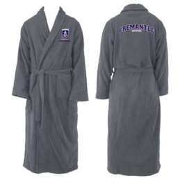 Fremantle Dockers Freo AFL Adult Polyester Dressing Gown Bath Robe