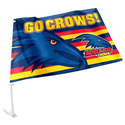 Adelaide Crows AFL CAR Flag includes Pole