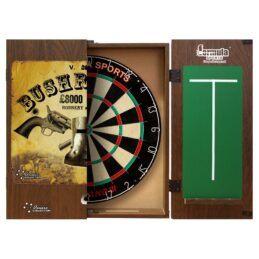 Dart Board Set Ned Kelly Bushranger + MICRO BAND 3 + Darts
