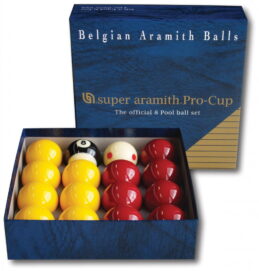 Official Super Aramith Pro Cup Casino 8 Pool Balls Spot Measle Dotted Cue Ball