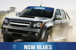 State of Origin NSW New South Wales Blues Car Windscreen Sun Visor Sticker Decal