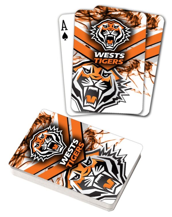 NRL Wests Tigers Deck Playing Cards Poker Mascot Cards