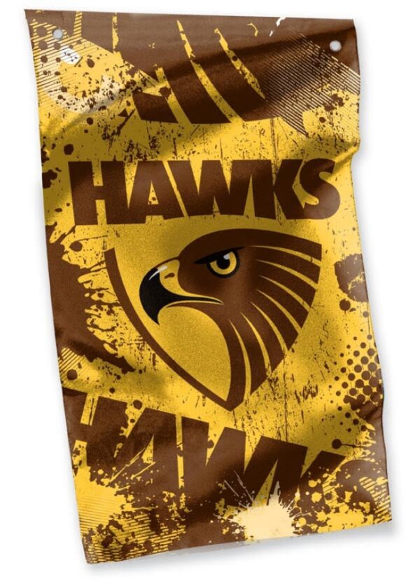 HAWTHORN HAWKS AFL Cape Wall Flag Banner