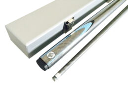 NEW SILVER 57 Inch Graphite Pool Snooker Billiard Cue and Silver Case