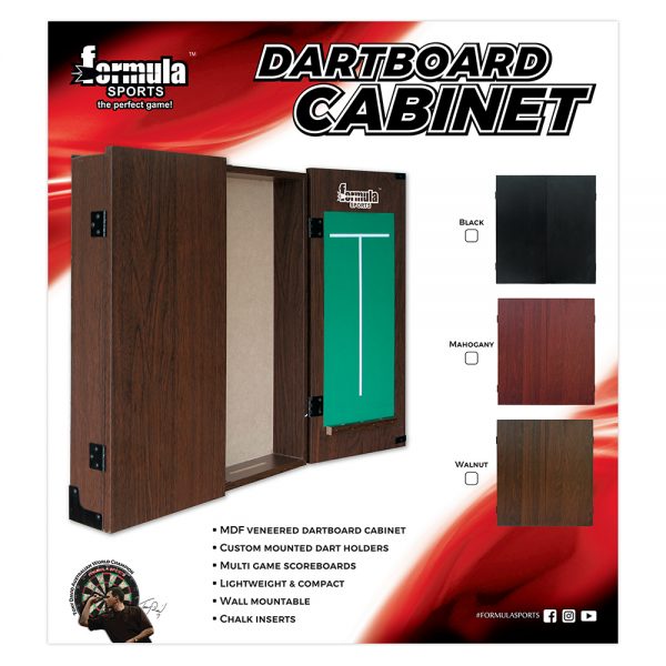 605104 Colour Box Black MDF Cabinet