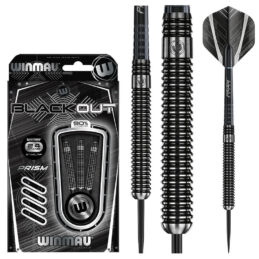 WINMAU BLACKOUT 1 Steel Tip 90% Tungsten Darts