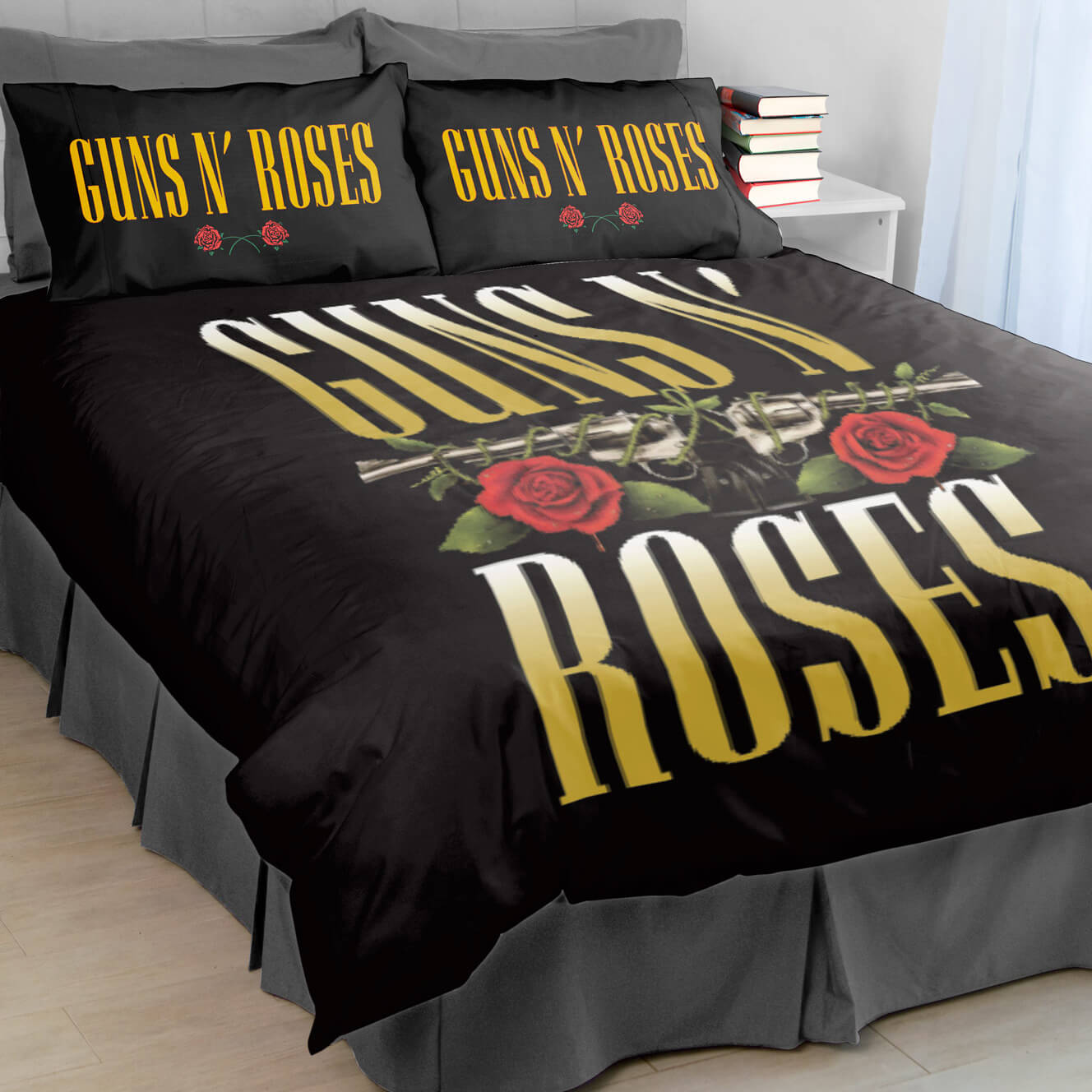 Guns N Roses Band Queen Bed Quilt Duvet Doona Cover