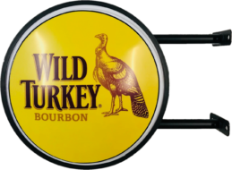 Wild Turkey Bourbon Bar Lighting Wall Sign Light LED