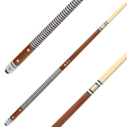 Nylon Wound Grip Timber Pool Snooker Billiard Table Cue White