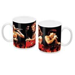 ACDC Coffee Mug Cup Trio Band Design