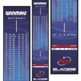 WINMAU Outshot Dart Mat Practice Zone Score Non Slip Protective Tournament Oche
