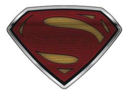 Batman v Superman Superman Domed Logo Automotive Sticker Emblem