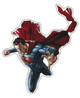 Batman v Superman Superman Character Domed Logo Automotive Sticker Emblem