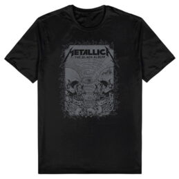 METALLICA Band The Black Album Black T Shirt