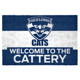 Geelong Cats AFL Doormat for Home Man Cave Bar BBQ