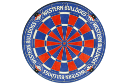 Western Bulldogs AFL Bristle Dart Board