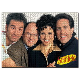 Seinfeld Group Jerry George Elaine Kramer 1000 Piece Jigsaw Puzzle