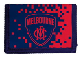 Melbourne Demons AFL Money Wallet Coin Note and Card Compartments