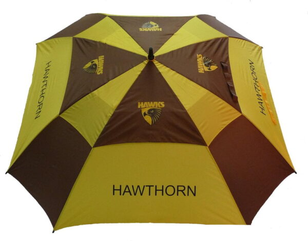 AFL Official Hawthorn Hawks Deluxe Golf Umbrella