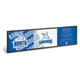 North Melbourne Kangaroos AFL Bar Mat Runner
