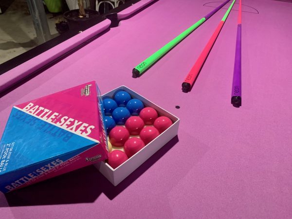 2nd hand pub pool table pink 1