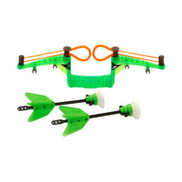 ZING Outdoor Sports Air Storm Zano SLING SHOT Bow Suction cup Arrows Target GREEN