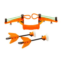 ZING Outdoor Sports Air Storm Zano Bow Suction cup Arrows and Target ORANGE