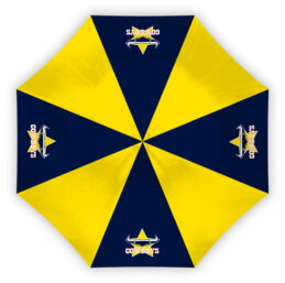 North QLD Queensland Cowboys NRL Team Compact Umbrella
