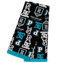 Adelaide Port Power AFL Team Cotton Tea Hand Towel