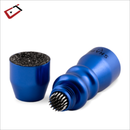 CUETEC Bowtie Pool Billiard Snooker Cue Tip Prick Aerator Tool Scuffer shaper BLUE