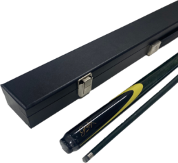 Grafex Art Green Graphite Multi-Weight System Pool Snooker Billiard Cue Stick and Black Cue Case