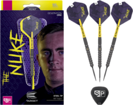 Target Luke Littler The Nuke 90% Gen 1 Tungsten Steel Tip Swiss Point Darts