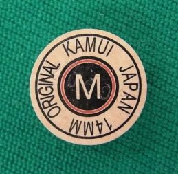 Layered Kamui Japan Pool Snooker Billiard Cue Tip Original TAN MEDIUM 14mm