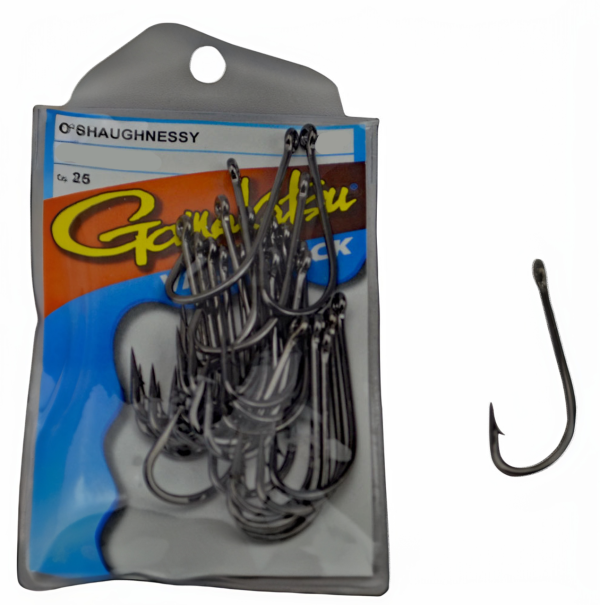 Gamakatsu Oshaughnessy Fishing Hooks 25 Pack Sizes 8 to 10/0
