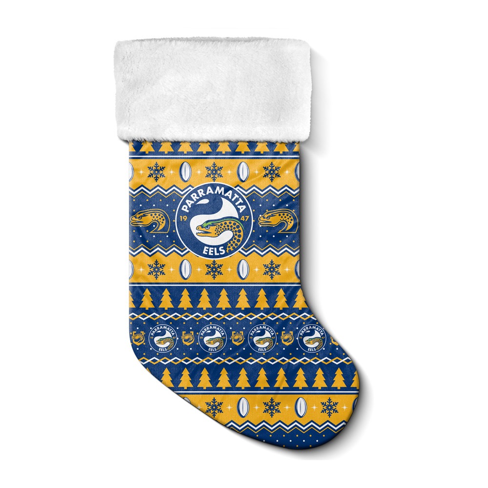 Parramatta Eels NRL Jumbo Christmas Stocking Official Licensed Gift 1 Parramatta Eels NRL Jumbo Christmas Stocking Official Licensed Gift